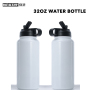 Wealthysub China warehouse sublimation 32oz water bottle